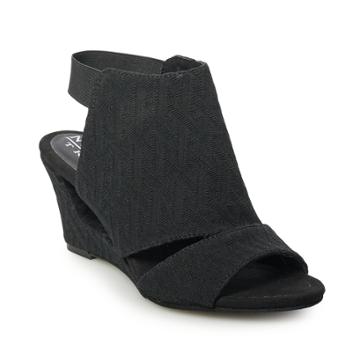 New York Transit Company Valiant Effort Women's Wedges, Size: Medium (8), Black