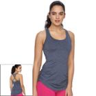 Women's New Balance The Perfect Shirred Racerback Workout Tank, Size: Xs, Blue Other