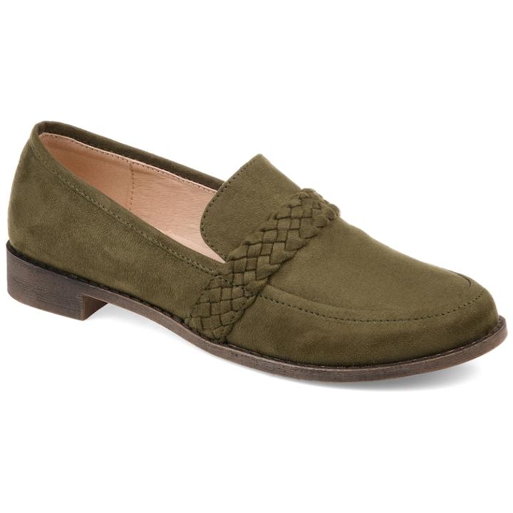 Journee Collection Hilari Women's Loafers, Size: 11, Green