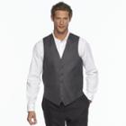 Men's Apt. 9&reg; Slim-fit Stretch Vest, Size: Large, Grey
