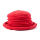 Scala Packable Wool Cloche Hat, Women's, Red