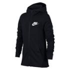 Boys 8-20 Nike Jersey Full-zip Hoodie, Size: Large, Grey (charcoal)