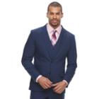 Men's Savile Row Slim-fit Blue Suit Jacket, Size: 48 - Regular