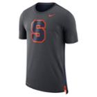 Men's Nike Syracuse Orange Dri-fit Mesh Back Travel Tee, Size: Xxl, Grey (anthracite)