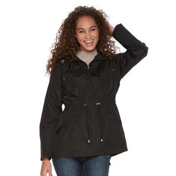 Women's D.e.t.a.i.l.s Packable Parka, Size: Small, Black