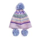 Women's Muk Luks True Love Triple Pom-pom Beanie, Size: Fits Most, Multicolor