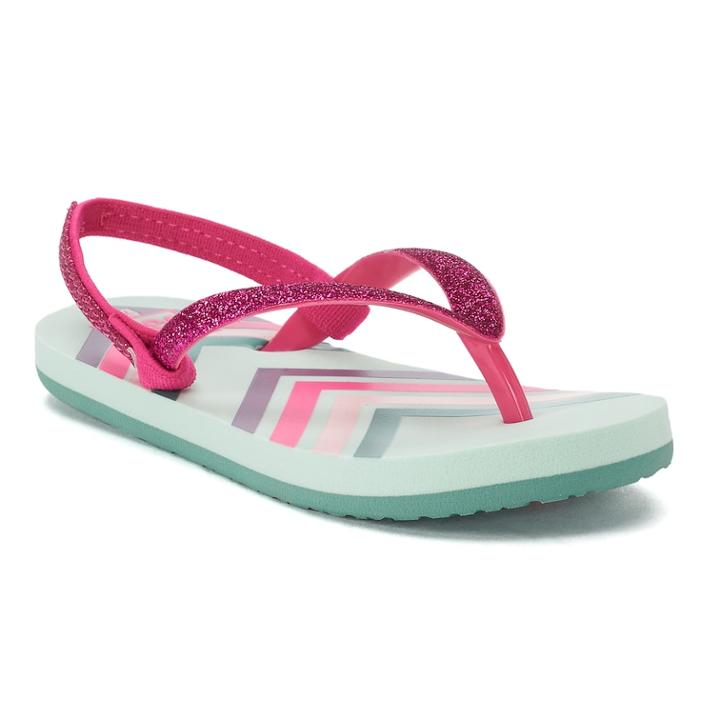 Reef Little Stargazer Prints Toddler Girls' Sandals, Size: 3-4t, Turquoise/blue (turq/aqua)