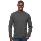 Men's Croft & Barrow&reg; Classic-fit Stretch Performance Crewneck Tee, Size: Medium, Dark Grey