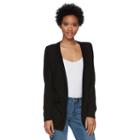 Juniors' So&reg; Open Long Sleeve Cardigan, Girl's, Size: Xl, Black