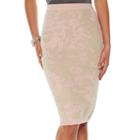 Women's Jennifer Lopez Jacquard Knit Pencil Skirt, Size: Small, Pink