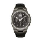 Wittnauer Men's Crystal Leather Chronograph Watch - Wn1012, Black