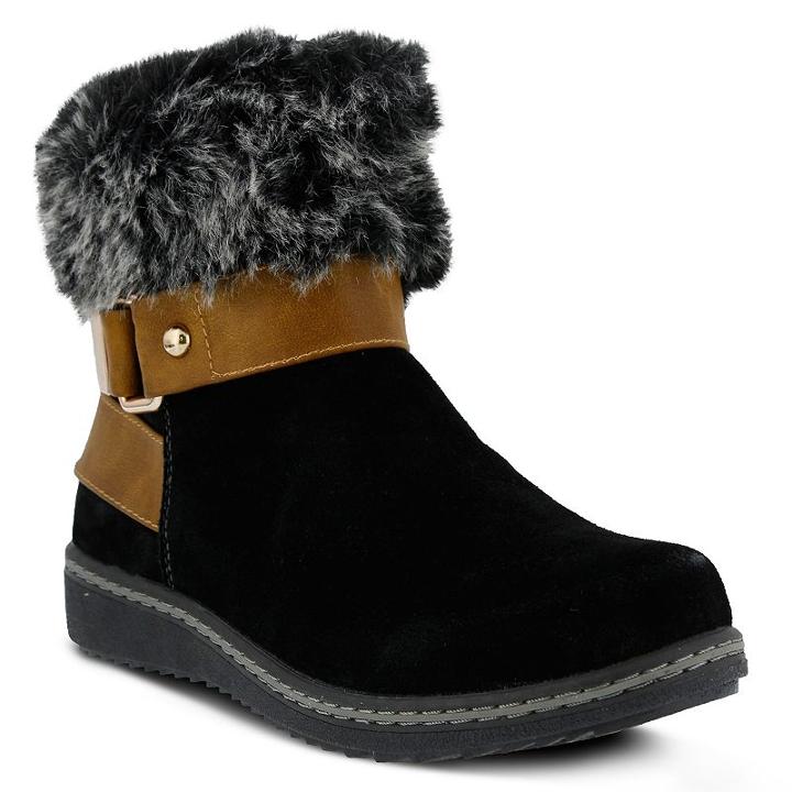 Spring Step Popsicle Women's Water-resistant Winter Boots, Size: 42, Black