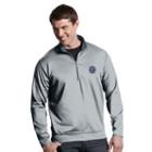 Men's Antigua New York City Fc Leader 1/4-zip Pullover, Size: Large, Silver