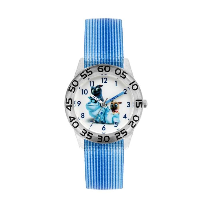 Disney's Puppy Dog Pals Rolly, Bingo & A.r.f. Kids' Time Teacher Watch, Adult Unisex, Size: Medium, Blue