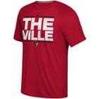 Men's Adidas Louisville Cardinals Dassler City Nickname Tee, Size: Xxl, Red