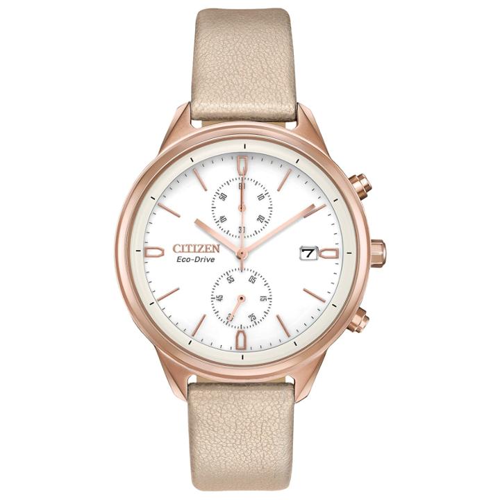 Citizen Eco-drive Women's Chandler Chronograph Watch - Fb2003-05a, Size: Medium, Pink