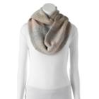 Madden Nyc Spectrum Knit Infinity Scarf, Women's, Natural