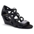 New York Transit Brightest Play Women's Wedge Sandals, Size: Medium (9.5), Black