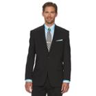 Men's Chaps Classic-fit Wool-blend Performance Suit Jacket, Size: 42 Long, Black