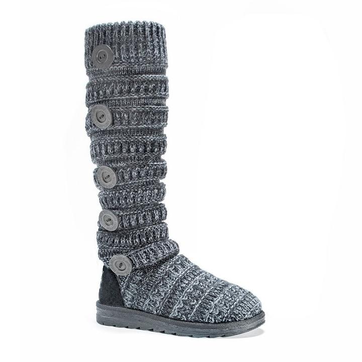 Muk Luks Miranda Tall Boots - Women, Girl's, Size: 8, Grey