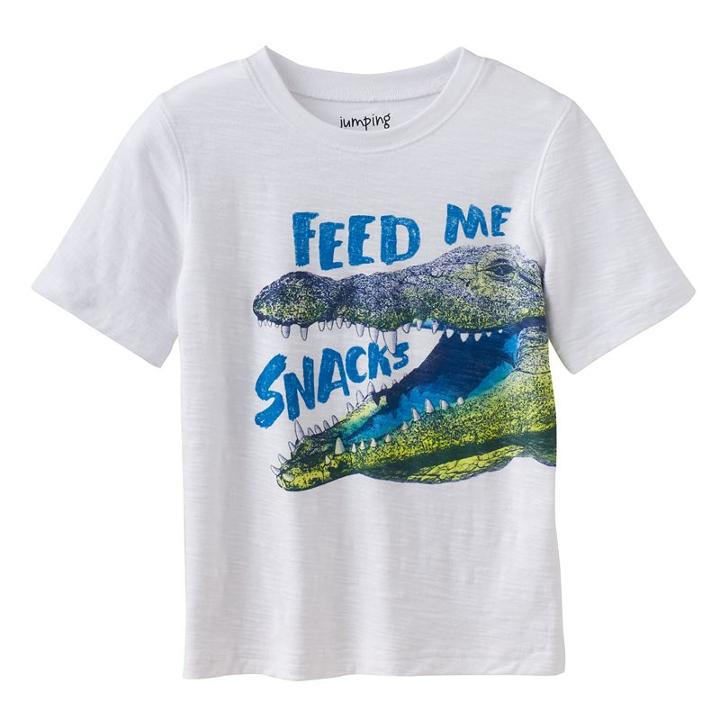Boys 4-10 Jumping Beans&reg; Patterned Slubbed Tee, Boy's, Size: 6, Turquoise/blue (turq/aqua)