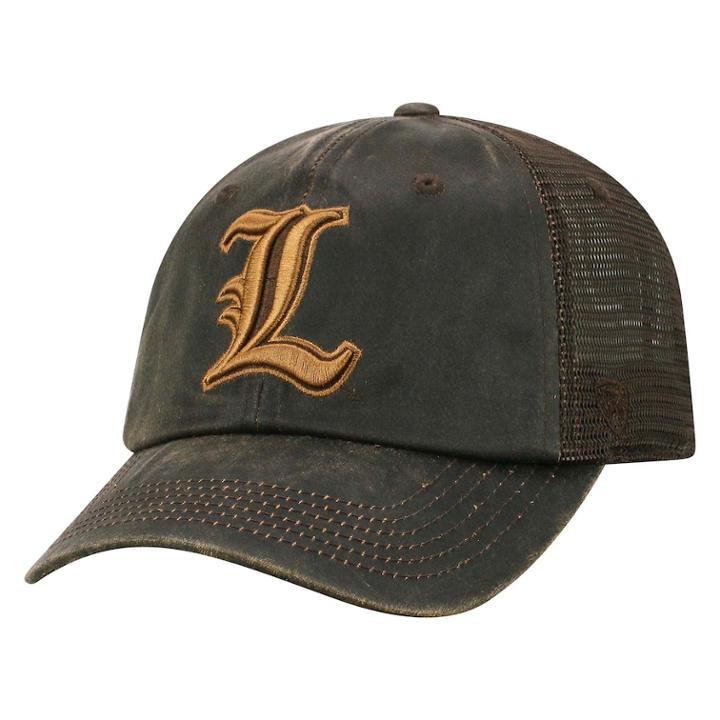 Adult Top Of The World Louisville Cardinals Chestnut Adjustable Cap, Men's, Med Brown