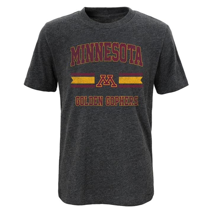 Boys 4-18 Minnesota Golden Gophers Player Pride Tee, Size: 6-7, Grey
