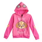 Girls 4-6x Paw Patrol Skye Hoodie, Size: 5-6, Brt Pink