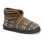Muk Luks Men's Mark Bootie Slippers, Size: Small, Brown