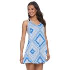 Women's Portocruz Crisscross Dress Cover-up, Size: Xl, Blue Other