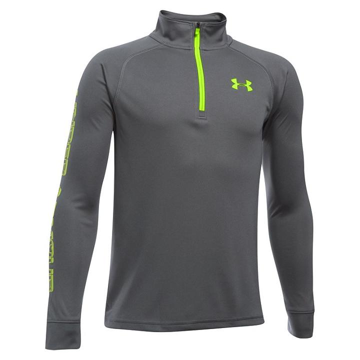 Boys 8-20 Under Armour Tech Block Quarter-zip Top, Boy's, Size: Small, Silver