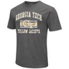 Men's Campus Heritage Georgia Tech Yellow Jackets Banner Tee, Size: Medium, Dark Grey