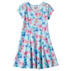 Girls 4-10 Jumping Beans&reg; Floral Skater Dress, Girl's, Size: 7, White