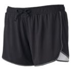 Juniors' Plus Size So&reg; Soft Running Shortie Shorts, Girl's, Size: 1xl, Black