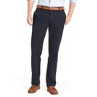 Men's Izod American Chino Slim-fit Wrinkle-free Pleated Pants, Size: 29x32, Blue (navy)