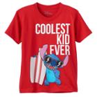 Disney's Lilo & Stitch Boys 4-7 Coolest Kid Ever Graphic Tee, Size: 5, Red