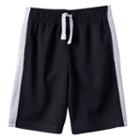 Boys 4-10 Jumping Beans&reg; Side Stripe Performance Shorts, Boy's, Size: 6, Black