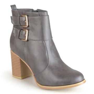 Journee Collection Port Women's Ankle Boots, Girl's, Size: 7.5, Grey