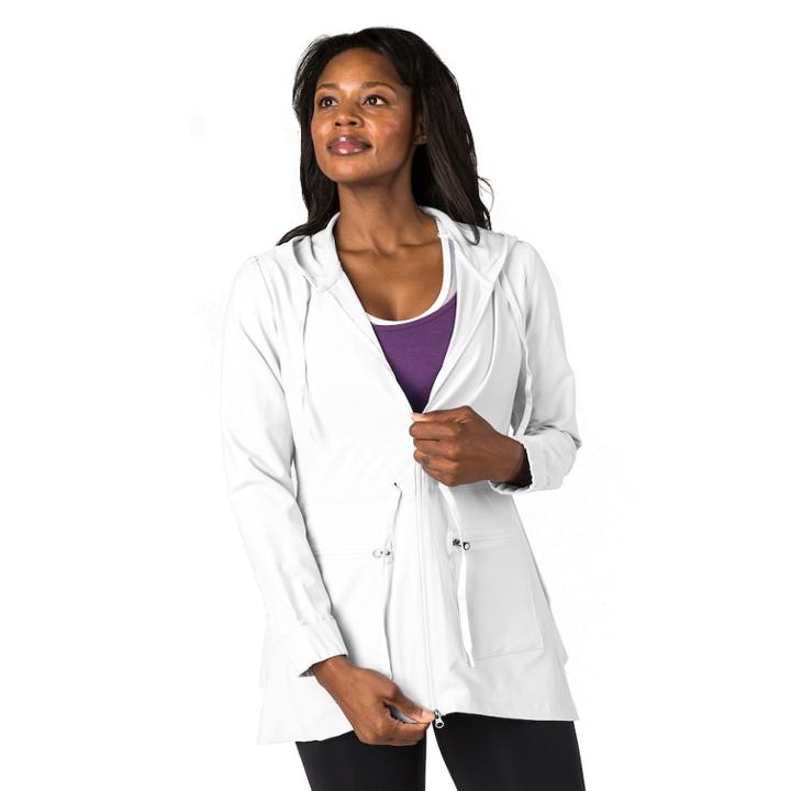 Women's Soybu Bustle Yoga Jacket, Size: Large, White
