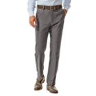 Men's Haggar&reg; Straight-fit Performance Flex-waist Pants, Size: 36x34, Grey