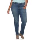 Plus Size Sonoma Goods For Life&trade; Slim Straight Jeans, Women's, Size: 22w T/l, Dark Blue