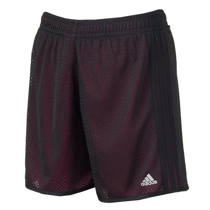 Women's Adidas Climalite On Court Mesh Basketball Shorts, Size: Xs, Black