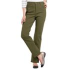 Women's Gloria Vanderbilt Amanda Classic Tapered Jeans, Size: 6 Short, Dark Green