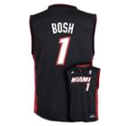 Boys 8-20 Adidas Miami Heat Chris Bosh Nba Replica Jersey, Boy's, Size: S(8), Black