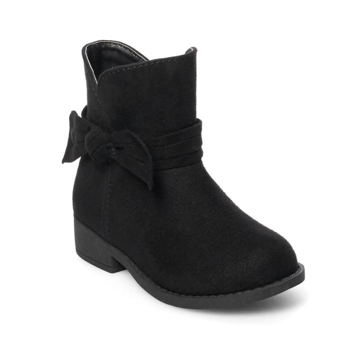 Jumping Beans&reg; Toddler Girls' Short Micro Boots, Size: 9 T, Black