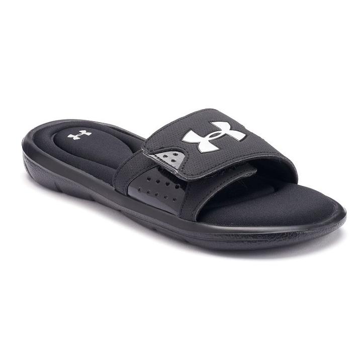 Under Armour Ignite Iv Boys' Slide Sandals, Boy's, Size: 11, Black