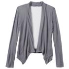 Girls 7-16 Miss Chievous Crochet Back Cardigan, Size: Medium, Silver
