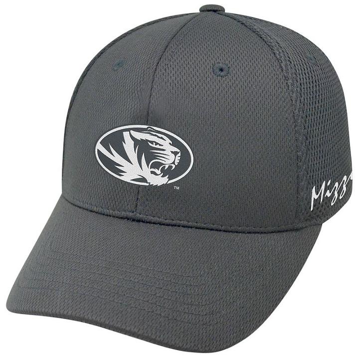 Adult Top Of The World Missouri Tigers Fairway One-fit Cap, Men's, Grey (charcoal)
