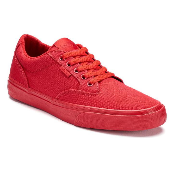 Vans Winston Men's Skate Shoes, Size: Medium (11.5), Red