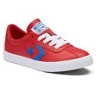 Kids' Converse Breakpoint Leather Sneakers, Kids Unisex, Size: 1, Red Overfl